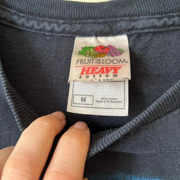 Vintage Fruit of the Loom Heavy Cotton Belize Jaguar Panther Shirt Medium Cotton - Picture 7 of 7